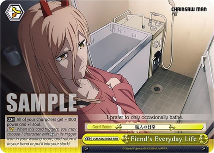 Image of Fiend's Everyday Life (CSM/S96-E026R RRR) [Chainsaw Man]