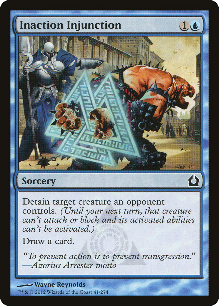 Image of Inaction Injunction [Return to Ravnica]