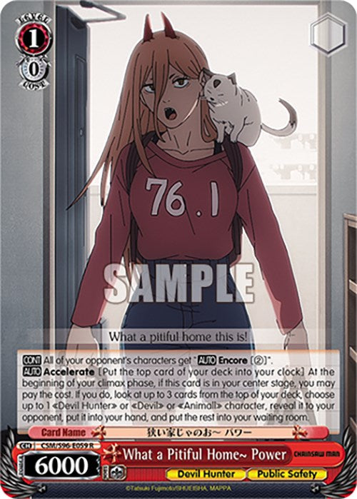 Image of What a Pitiful Home~ Power (CSM/S96-E059 R) [Chainsaw Man]