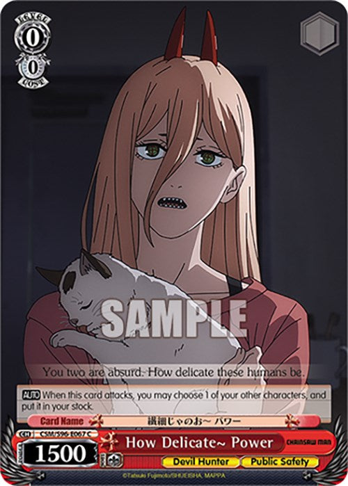 Image of How Delicate~ Power (CSM/S96-E067 C) [Chainsaw Man]