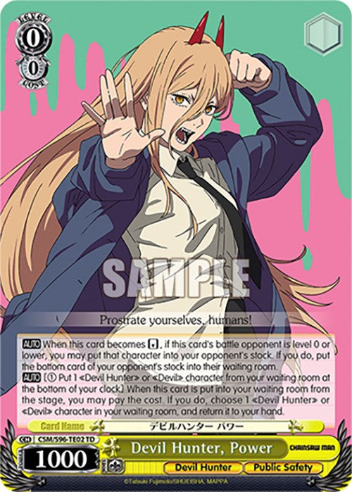 Image of Devil Hunter, Power (CSM/S96-TE02 TD) [Chainsaw Man]