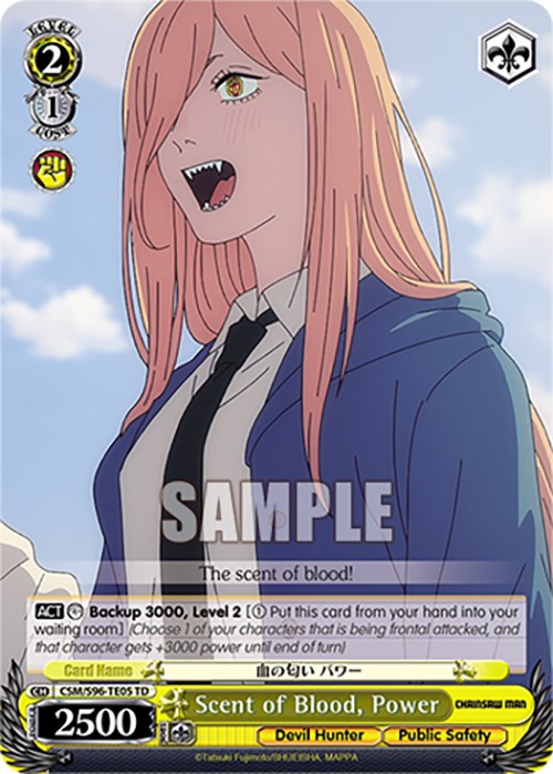 Image of Scent of Blood, Power (CSM/S96-TE05 TD) [Chainsaw Man]