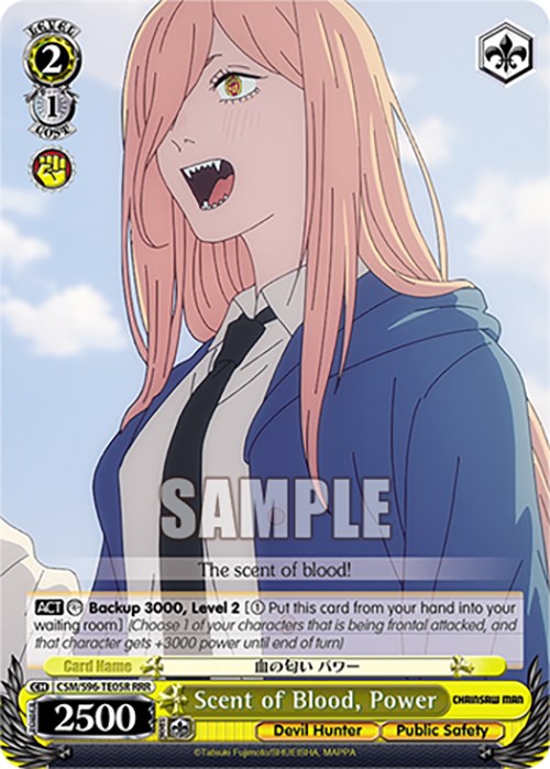 Image of Scent of Blood, Power (CSM/S96-TE05R RRR) [Chainsaw Man]