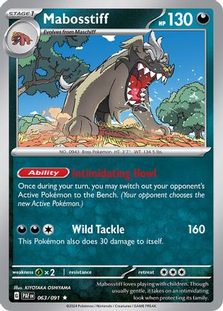 Image of Mabosstiff (063/091) [Scarlet & Violet: Paldean Fates]