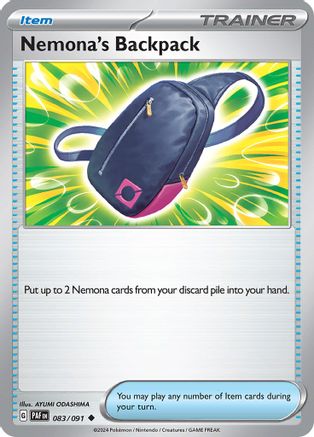 Image of Nemona's Backpack (083/091) [Scarlet & Violet: Paldean Fates]