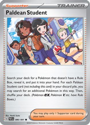 Image of Paldean Student (086/091) [Scarlet & Violet: Paldean Fates]