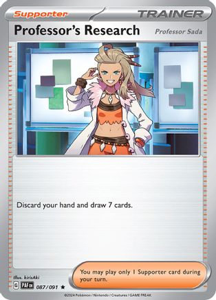 Image of Professor's Research (087/091) [Scarlet & Violet: Paldean Fates]