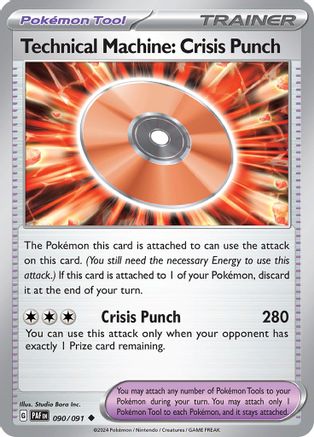 Image of Technical Machine: Crisis Punch (090/091) [Scarlet & Violet: Paldean Fates]