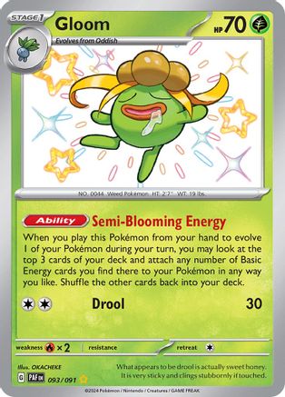 Image of Gloom (093/091) [Scarlet & Violet: Paldean Fates]