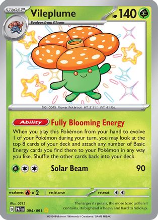 Image of Vileplume (094/091) [Scarlet & Violet: Paldean Fates]