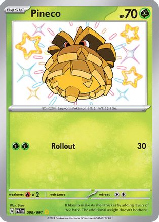 Image of Pineco (099/091) [Scarlet & Violet: Paldean Fates]