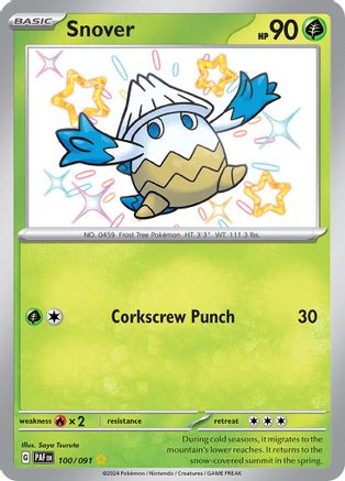 Image of Snover (100/091) [Scarlet & Violet: Paldean Fates]