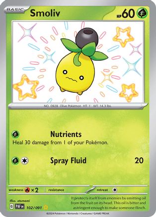 Image of Smoliv (102/091) [Scarlet & Violet: Paldean Fates]
