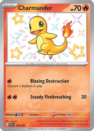 Image of Charmander (109/091) [Scarlet & Violet: Paldean Fates]