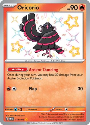 Image of Oricorio (113/091) [Scarlet & Violet: Paldean Fates]