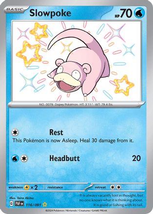 Image of Slowpoke (116/091) [Scarlet & Violet: Paldean Fates]