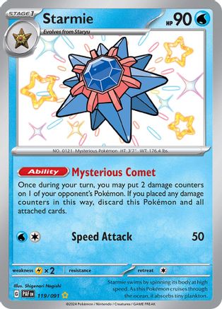 Image of Starmie (119/091) [Scarlet & Violet: Paldean Fates]