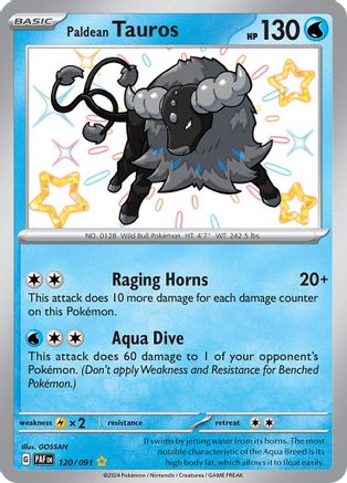 Image of Paldean Tauros (120/091) [Scarlet & Violet: Paldean Fates]