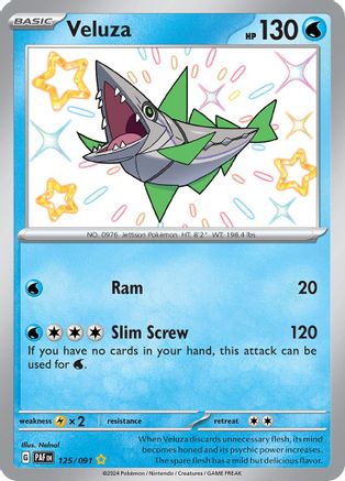 Image of Veluza (125/091) [Scarlet & Violet: Paldean Fates]