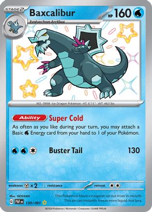Image of Baxcalibur (130/091) [Scarlet & Violet: Paldean Fates]