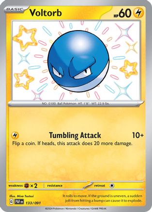 Image of Voltorb (133/091) [Scarlet & Violet: Paldean Fates]