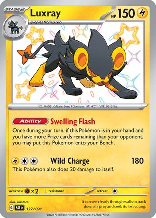 Image of Luxray (137/091) [Scarlet & Violet: Paldean Fates]