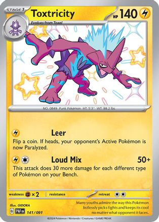Image of Toxtricity (141/091) [Scarlet & Violet: Paldean Fates]