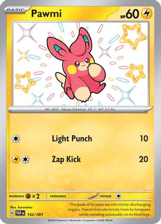 Image of Pawmi (142/091) [Scarlet & Violet: Paldean Fates]