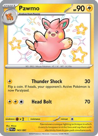 Image of Pawmo (143/091) [Scarlet & Violet: Paldean Fates]