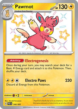 Image of Pawmot (144/091) [Scarlet & Violet: Paldean Fates]