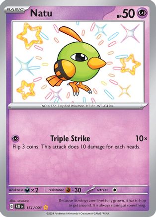 Image of Natu (151/091) [Scarlet & Violet: Paldean Fates]