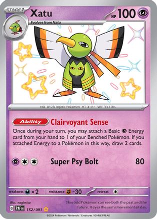 Image of Xatu (152/091) [Scarlet & Violet: Paldean Fates]