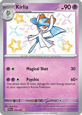 Image of Kirlia (154/091) [Scarlet & Violet: Paldean Fates]
