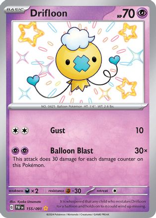 Image of Drifloon (155/091) [Scarlet & Violet: Paldean Fates]