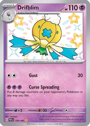 Image of Drifblim (156/091) [Scarlet & Violet: Paldean Fates]