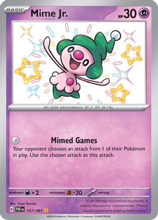 Image of Mime Jr. (157/091) [Scarlet & Violet: Paldean Fates]