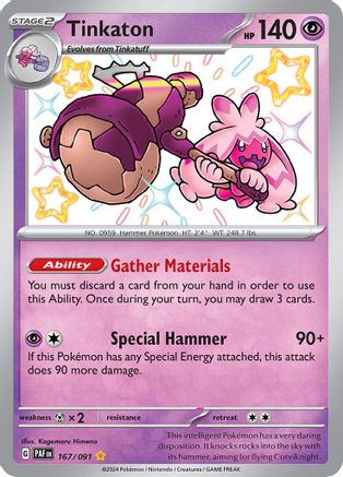 Image of Tinkaton (167/091) [Scarlet & Violet: Paldean Fates]