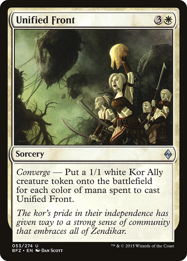 Image of Unified Front [Battle for Zendikar]