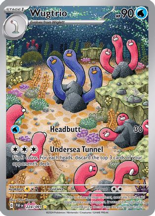 Image of Wugtrio (224/091) [Scarlet & Violet: Paldean Fates]