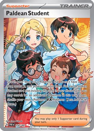 Image of Paldean Student (230/091) [Scarlet & Violet: Paldean Fates]