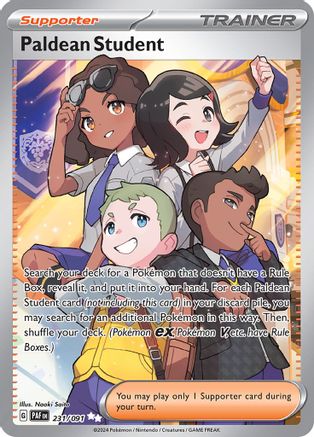 Image of Paldean Student (231/091) [Scarlet & Violet: Paldean Fates]