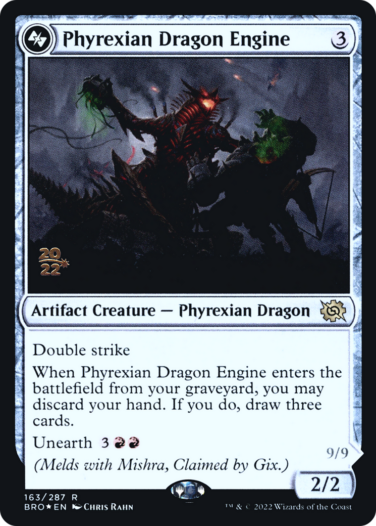 Image of Phyrexian Dragon Engine [The Brothers' War Prerelease Promos]