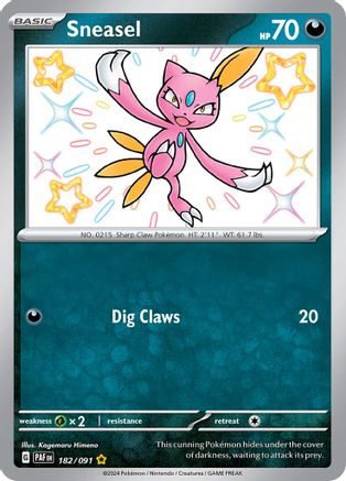 Image of Sneasel (182/091) [Scarlet & Violet: Paldean Fates]