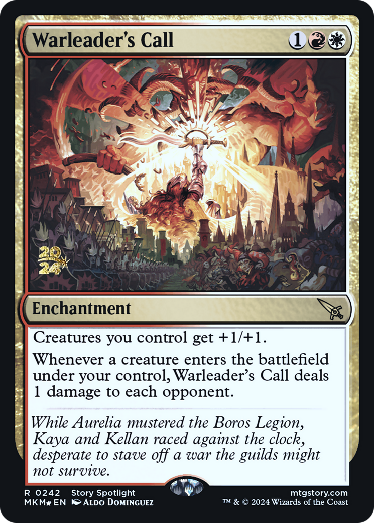 Image of Warleader's Call [Murders at Karlov Manor Prerelease Promos]