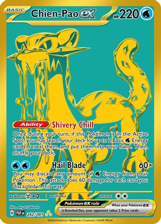 Image of Chien-Pao ex (242/091) [Scarlet & Violet: Paldean Fates]