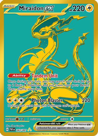 Image of Miraidon ex (243/091) [Scarlet & Violet: Paldean Fates]