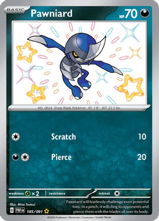 Image of Pawniard (185/091) [Scarlet & Violet: Paldean Fates]