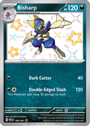 Image of Bisharp (186/091) [Scarlet & Violet: Paldean Fates]