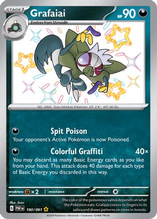 Image of Grafaiai (190/091) [Scarlet & Violet: Paldean Fates]