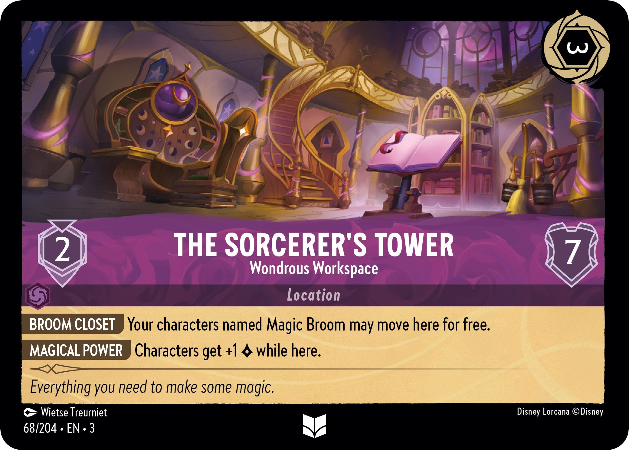 Image of The Sorcerer's Tower - Wondrous Workspace (68/204) [Into the Inklands]